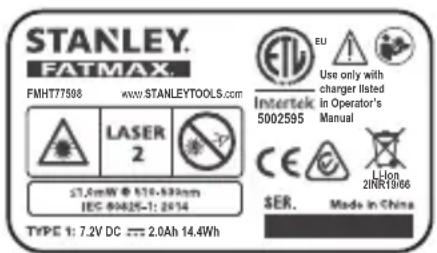 STANLEY FMHT775981 - Etiquetas de advertencia - 4