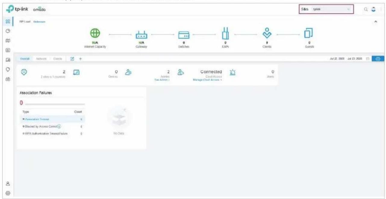 TP-LINK Omada EAP225Outdoor - - Importer un site à partir d'un autre contrôleur - 5