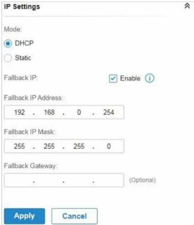 TP-LINK Omada EAP225Outdoor - ■ Paramètres IP (uniquement pour la configuration d'un seul périphérique) - 1