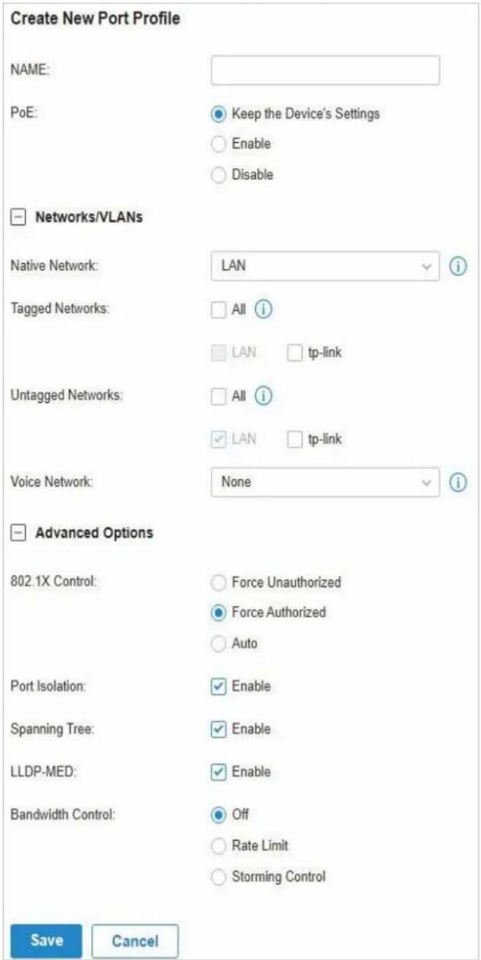 TP-LINK Omada EAP225Outdoor - Atteindre Wired Networks > LAN > Profiles pour charger la page suivante. - 2