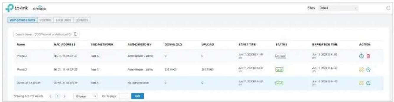 TP-LINK Omada EAP225Outdoor - Clients autorisés - 1