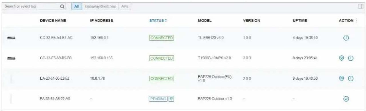 TP-LINK Omada EAP225Outdoor - ■ Personnaliser la colonne - 1