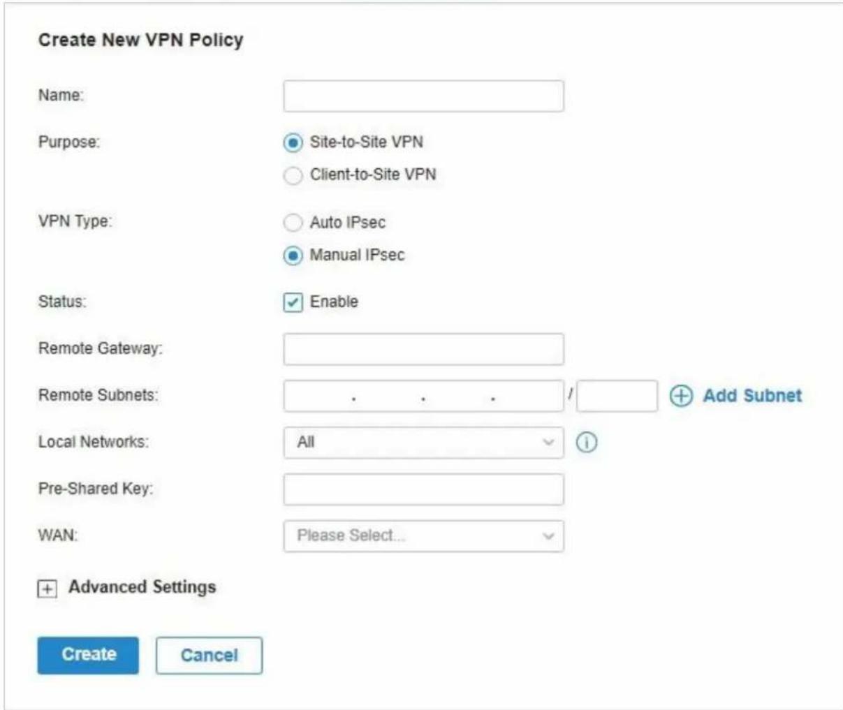 TP-LINK Omada EAP225Outdoor - ■ Configuration du VPN de site à site - 1