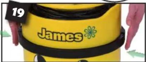 Numatic James JVH187 - Using the Machine - 17
