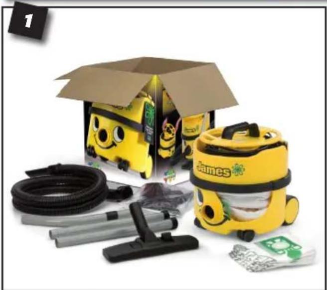 Numatic James JVH187 - Using the Machine - 1