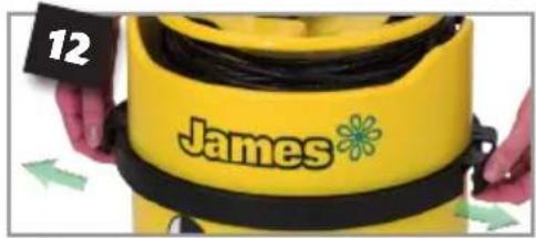 Numatic James JVH187 - Using the Machine - 12
