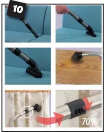 Numatic James JVH187 - Using the Machine - 10