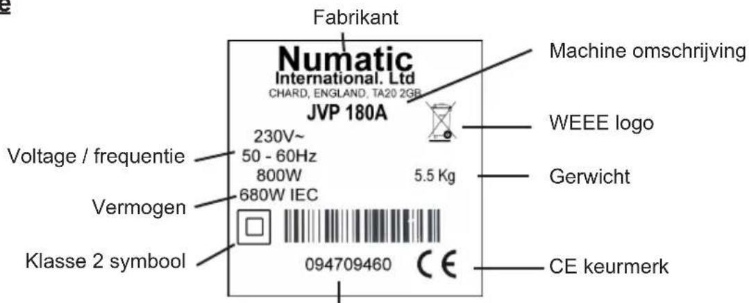 Numatic James JVH187 - About the Machine - 3