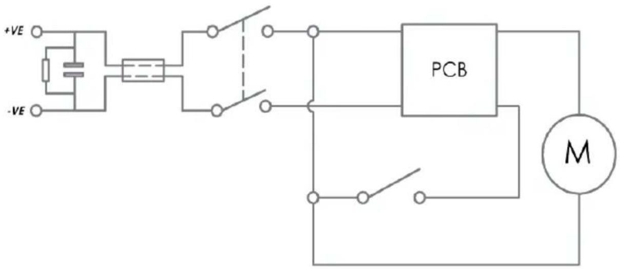 Numatic James JVH187 - Schematic Diagram-Schaltplan Schéma électrique-Bedradingsschema - 1