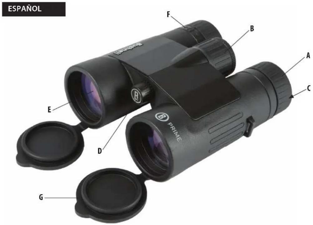 BUSHNELL Prime 10x28 - GUIDE DES PIECES - 1