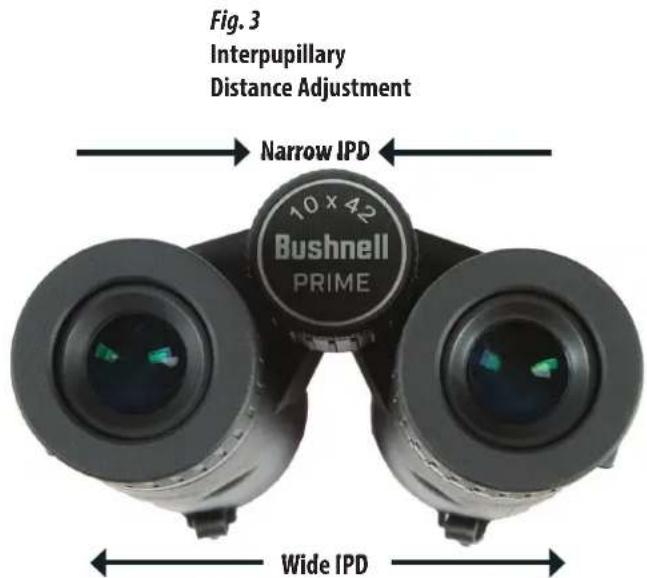 BUSHNELL Prime 10x28 - FOCUS AND DIOPTER ADJUSTMENT - 3