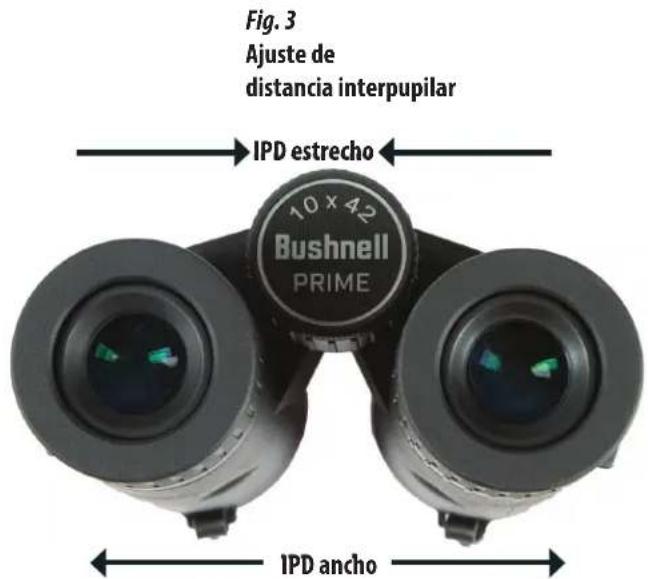 BUSHNELL Prime 8x32 - AJUSTE DE FOCO Y DIOPTRIA - 3