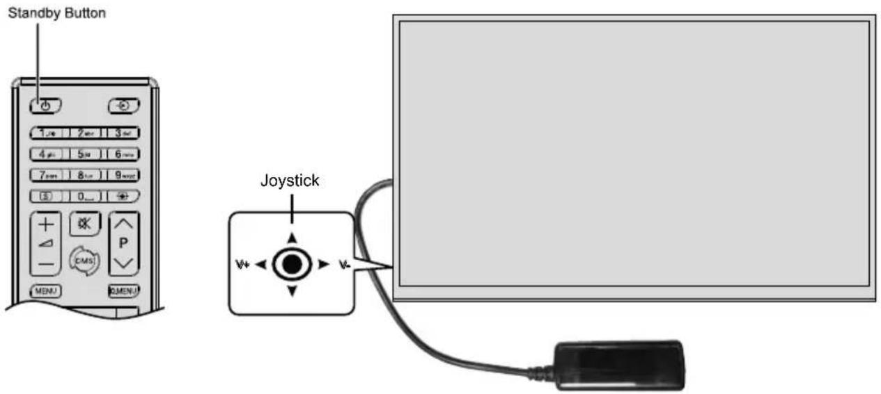 TOSHIBA TDE433 - Mise en marche/Arrêt du téléviseur - 1