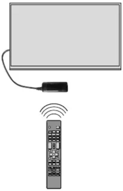 TOSHIBA TDE553 - Connexion du récepteur IR - 1