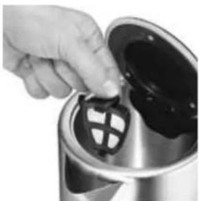 Solis Vario Temp Kettle 5516 - ■ HET KALKFILTER VERWIJDEREN EN REINIGEN - 1