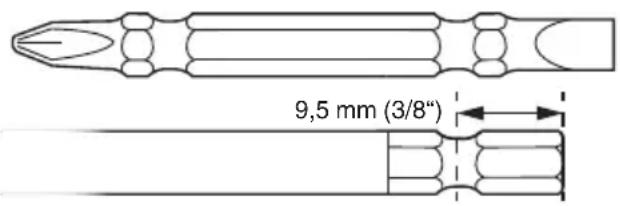 METABO SSD 12 - Bytte skrueinnsats - 1