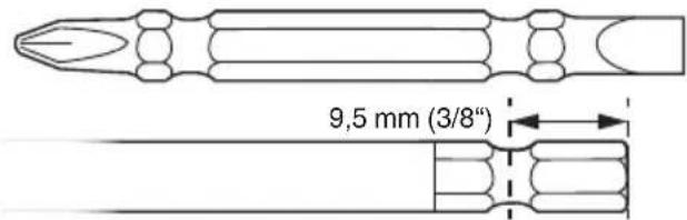 METABO SSD 12 - Changement de l'embout de vissage - 1