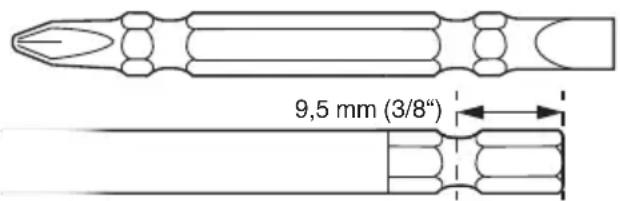 METABO SSD 12 - Substituir o adaptordo de rosca - 1
