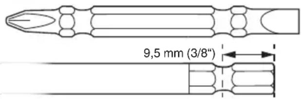METABO SSD 12 - Changing the screwdriving bit - 3