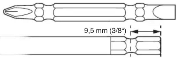 METABO SSD 12 - Udskifting af skruebit - 3