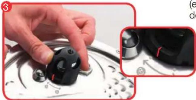 KRUPS Cook4Me+ Connect - VENTILABDECKUNG ABNEHMEN: - 1