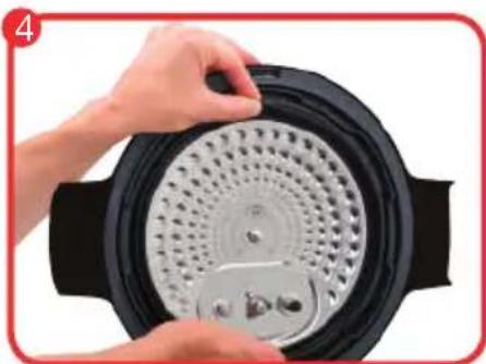 KRUPS Cook4Me+ Connect - ACCESSING THE DECOMPRESSION BALL: - 1
