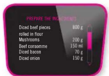 KRUPS Cook4Me+ Connect - RECIPEMENU: - 15