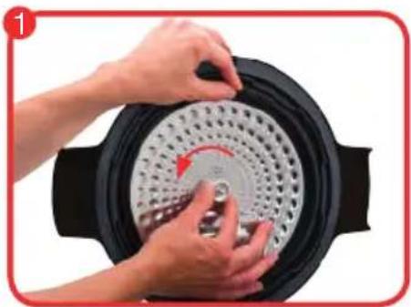 KRUPS Cook4Me+ Connect - HOW TO DISASSEMBLE AND REASSEMBLE THE LID - 1