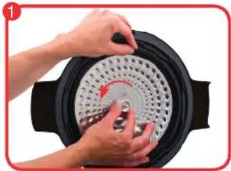 KRUPS Cook4Me+ Connect - DECKEL AUSEINANDERNEHMAN UND ZUSAMMENBAUEN - 1