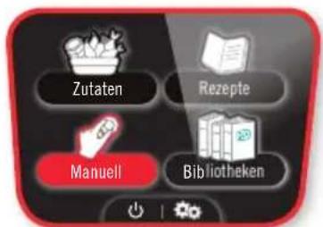 KRUPS Cook4Me+ Connect - MENU MANUELL: - 1