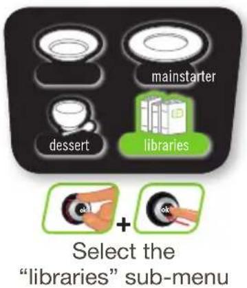 KRUPS Cook4Me+ Connect - ACCESS THE LIBRARIES: - 1