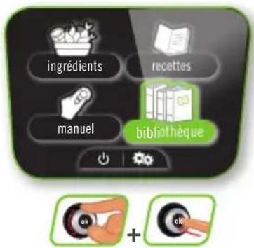 KRUPS Cook4Me+ Connect - Acceder aux bibliothèques de votre COOK4ME CONNECT: - 1