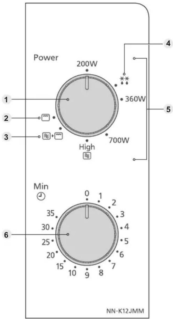 PANASONIC NNK12JMM - Panel de control - 1