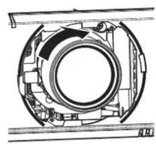 PANASONIC PTDZ780 - Fixation de l'objectif de projection - 2