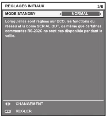 PANASONIC PTDZ780 - Réglages initiaux (mode de veille) - 1