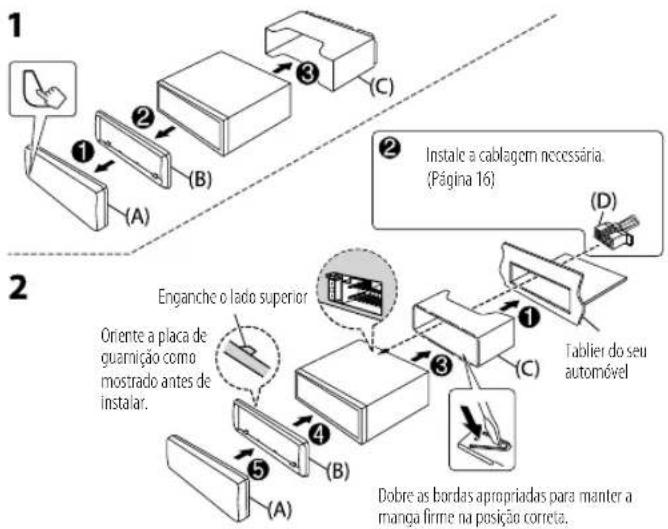 KENWOOD KDC130UG - INSTALAÇÃO/CONEXão - 1