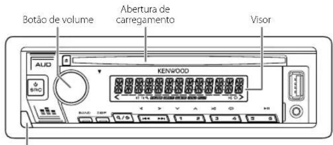 KENWOOD KDC130UG - Painel frontal - 1