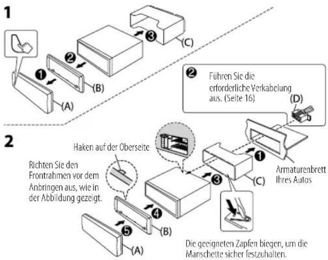KENWOOD KDC130UG - EINBAU/ANSCHLUSS - 1
