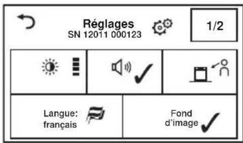 SIBIR WTV2000 - Langue - 2