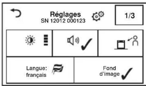 SIBIR WTV4000 - Langue - 2
