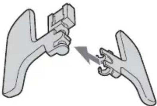 SONY HVLF32M - Rotate the lock lever towards [LOCK] to secure the flash unit to the mini-stand. - 1