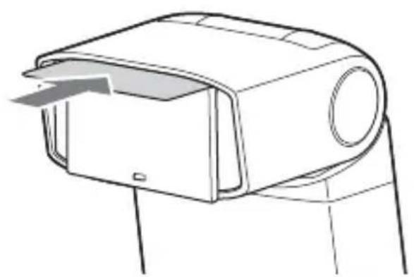 SONY HVLF32M - Push back the bounce sheet only. - 1