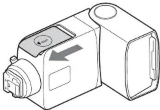 SONY HVLF32M - Inserting batteries (not supplied) - 1