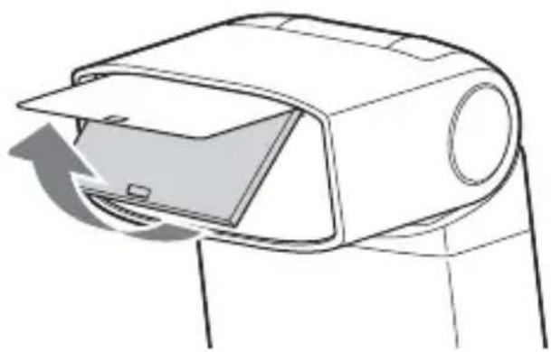 SONY HVLF32M - Pull out the wide panel gently. - 1