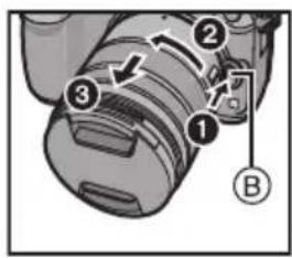 PANASONIC HFSA14140GC - ■ Retrait de l'objectif - 1