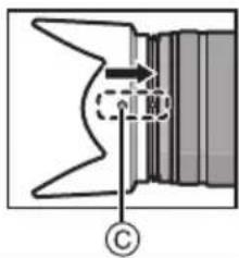PANASONIC HFSA14140GC - ■ Attaching the Lens Hood (Supplied Accessory) - 3