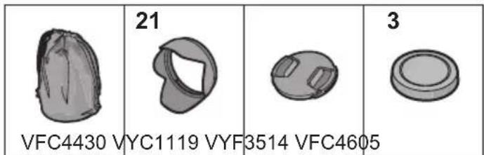 PANASONIC HFSA14140GC - Accessoires fournis - 1
