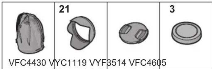 PANASONIC HFSA14140GC - Beiliegendes Zubehör - 1