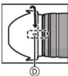 PANASONIC HFSA14140GC - ■ Присоединение бленды объектива (Принадлежность в комплекте) - 4