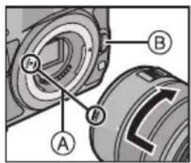 PANASONIC HFSA14140GC - ■ Attaching the Lens - 2